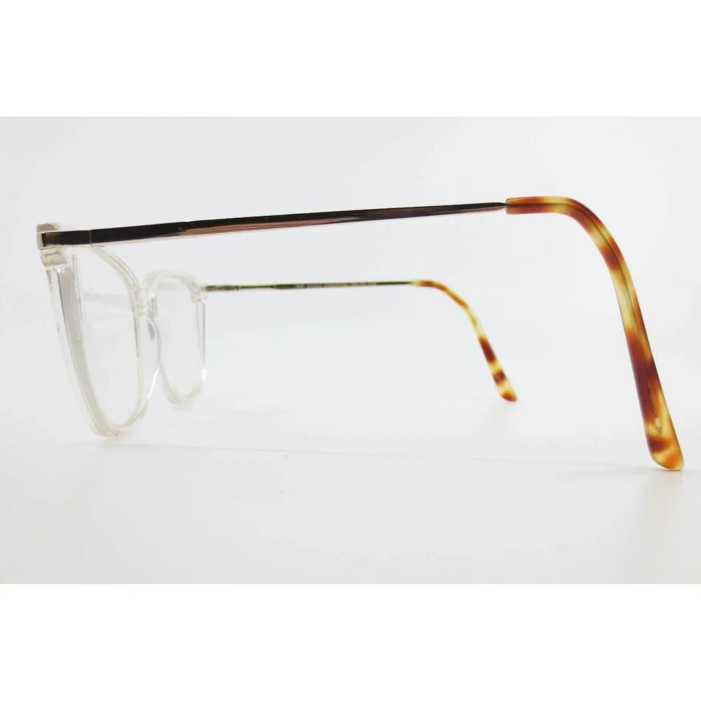Warby Parker 20227 Crystal Clear Gold Cat Eye Eyeglasses Frames 55-16-145